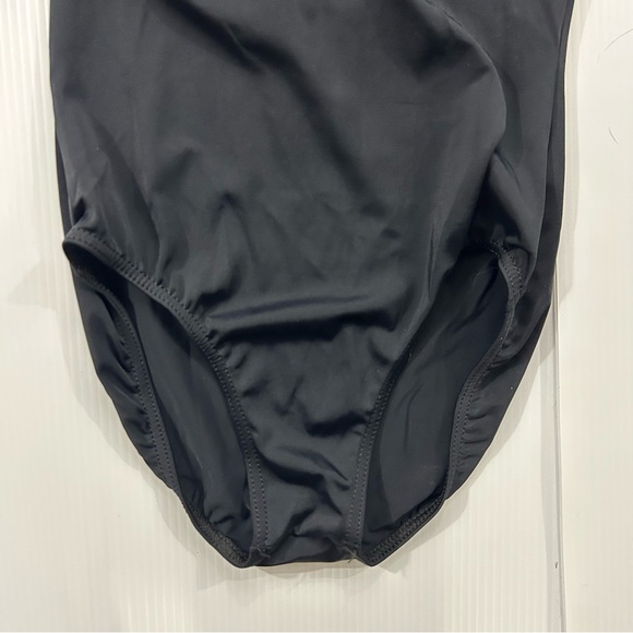 364 Balera Black Halter Leotard (S) - Picture 3 of 7